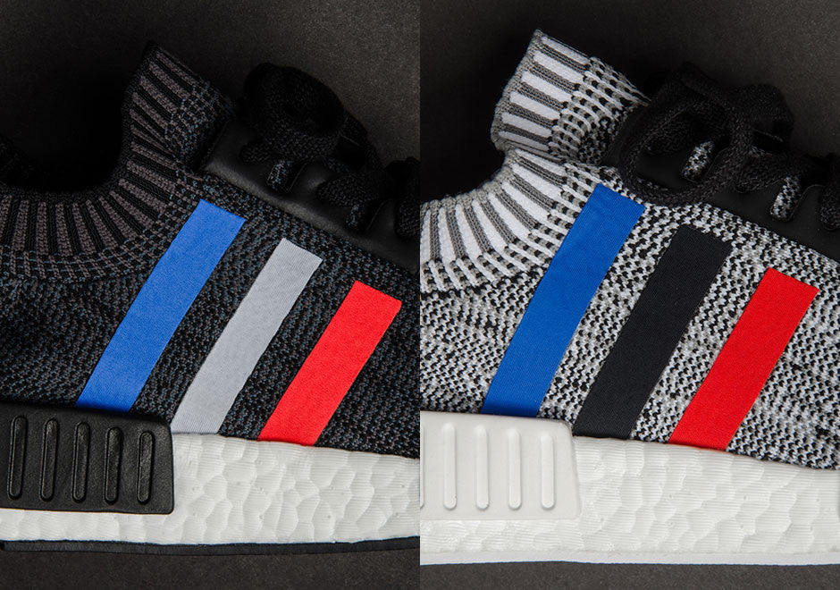How To Lace Your Sneakers / Swap Your Shoe Laces : ADIDAS NMD R1 Primeknit TRICO "Tri-Color" Pack